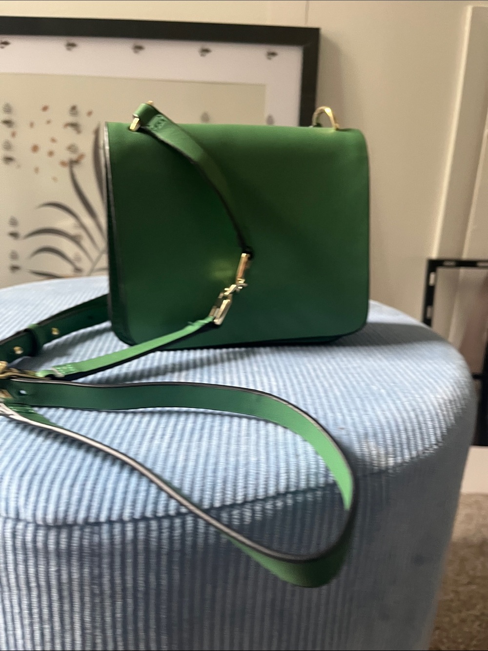 BCBG Green Crossbody Shoulder Bag - Sleek Everyday Carry